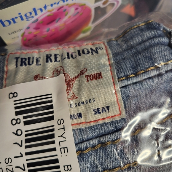 True Religion Jeans Women Blue JENNIE Curvy Super Skinny Mid Rise Size 30 - Picture 3 of 11